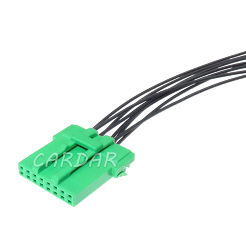 8 Pin 1.2 Series Green Automotive Electric Cable Socket Modification Connector Accessories With Terminal