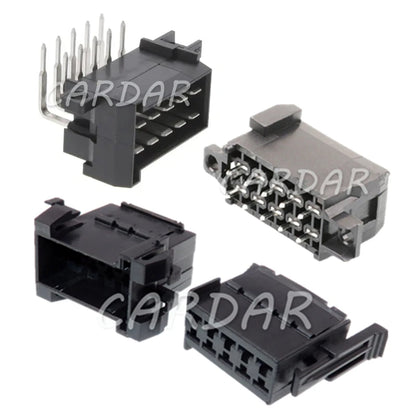 10 Pin Auto Wiring Terminal Electrical Connector 929504-4 828801-4 929519-4 Car Plastic Housing Unsealed Modification Socket 1-929504-4