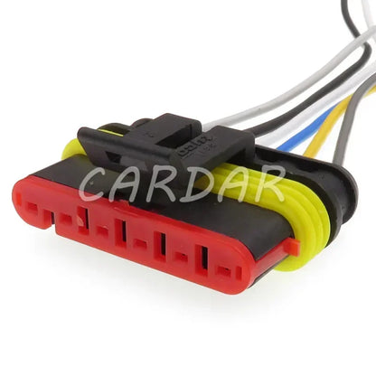 Superseal 1.5 Kit AMP Tyco 1/2/3/4/5/6 Pin Waterproof Electrical Wire Connector Waterproof With Wire Harness