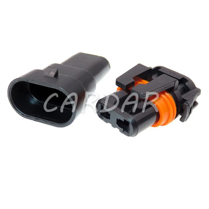 2 Pin 12059183 12059181 DJ9006 9006 Automotive Waterproof AC Power Wiring Connector HID Cable Plug Light Socket For Car
