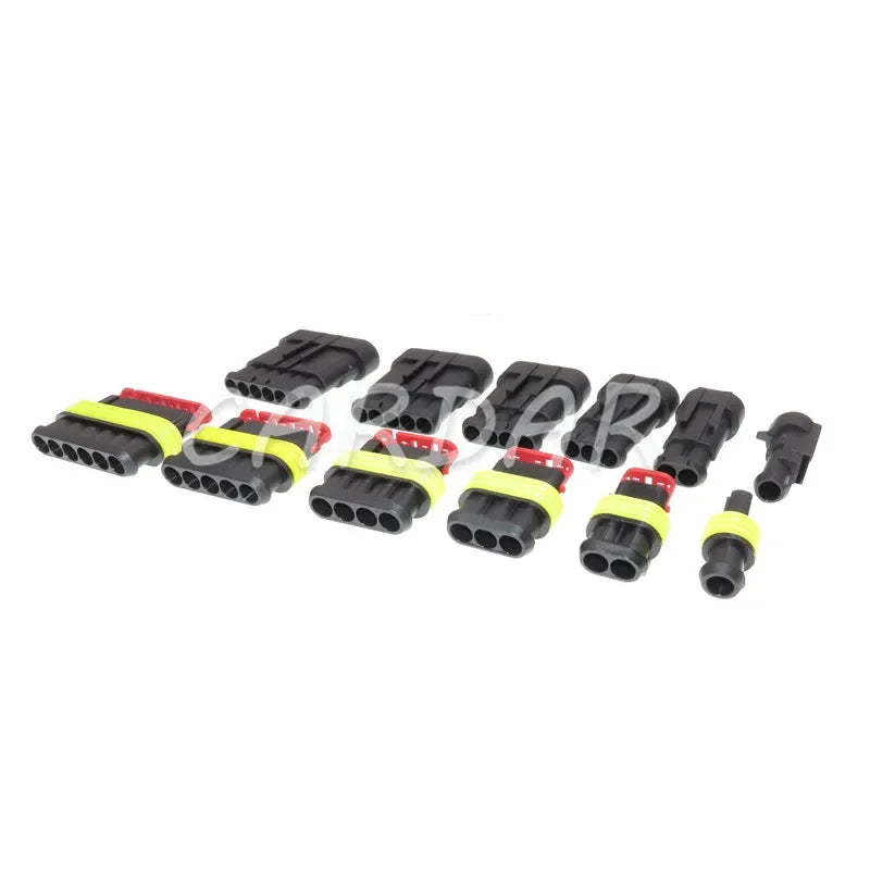High Quality Superseal AMP/Tyco Waterproof Electrical Connector 1/2/3/4/5/6 Way Pin Sealed Plug Cable Sockets For Car Truck