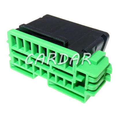 16 Pin 953490-3 Auto Electric Wire Socket Car Wiring Unsealed Connector Green Automotive OBD Diagnostic Plug