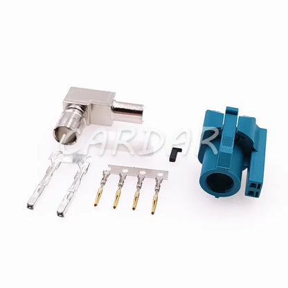 Auto LVDS 6 Pin HDS Connectors Automotive Audio Socket Universal Car Fakra Adapter EVO Cable Connector