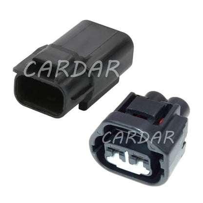 2 Pin 7283-8221-40 4.8 Seires Auto Wiring Terminal Sealed Socket Waterproof Connector With Terminal and Rubber Seals