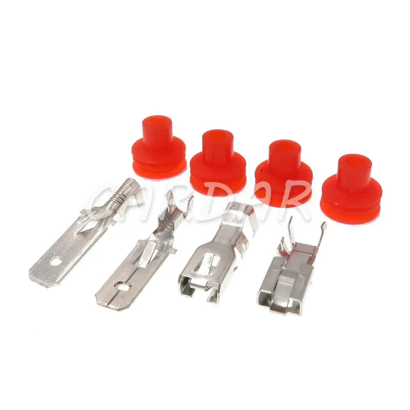 2 Pin 6.3mm Socket 15363990 15363993 15344054 Auto Fan Radiator Connector For BUICK Toyota Map Sensor Connector