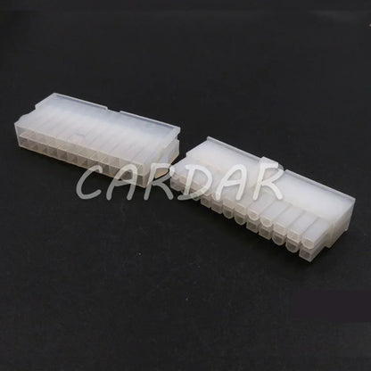 24 Pin Automobile Computer Replacement Connector Parts Car Electric Cable Unsealed Socket 3901-2240 3901-2241