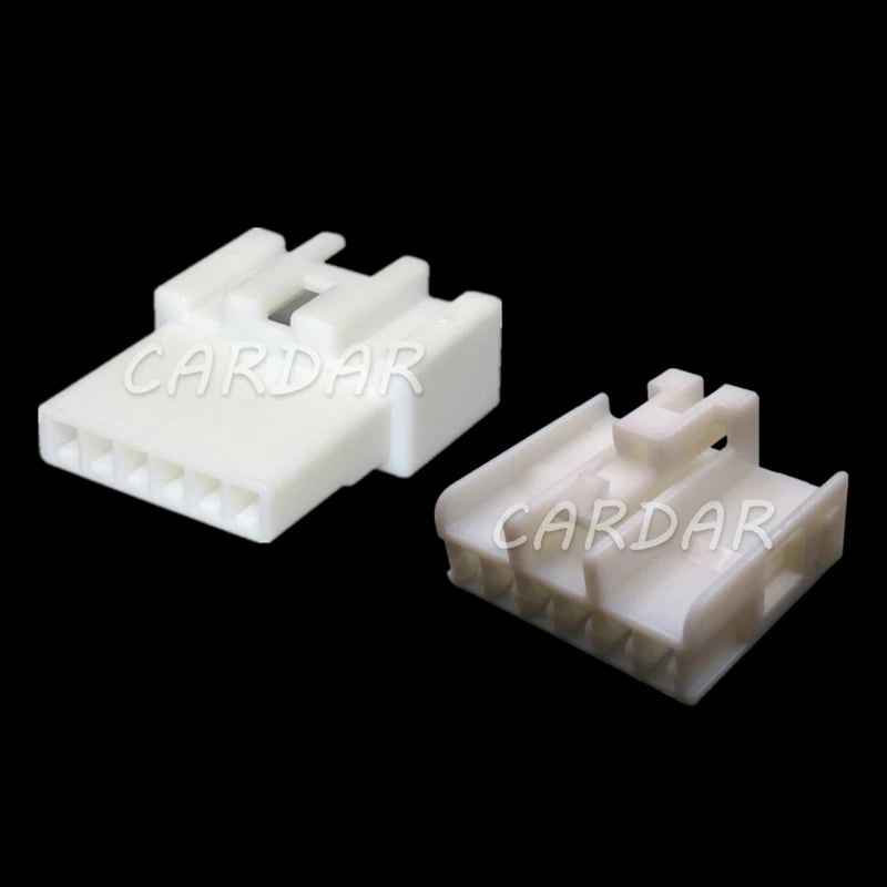 6 Pin Auto Wiring Terminal Socket AC Assembly Automobile Plastic Housing Unsealed Cable Harness Connector MG611777