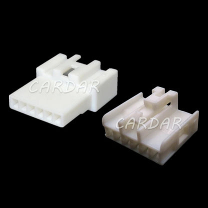 6 Pin Auto Wiring Terminal Socket AC Assembly Automobile Plastic Housing Unsealed Cable Harness Connector MG611777