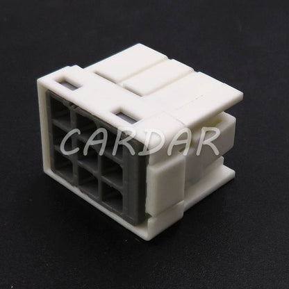 9 Pin 2-968307-2 White Automotive Power Amplifier Wiring Harness Unsealed Socket