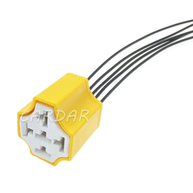 5 Pin Automotive Ceramic Relay Holder High Temperature Relay Sockets Light Lamp Bulb Headlight Extension Connector