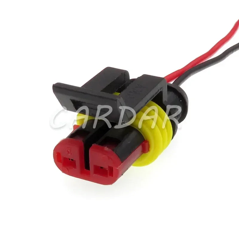 Superseal 1.5 Kit AMP Tyco 1/2/3/4/5/6 Pin Waterproof Electrical Wire Connector Waterproof With Wire Harness