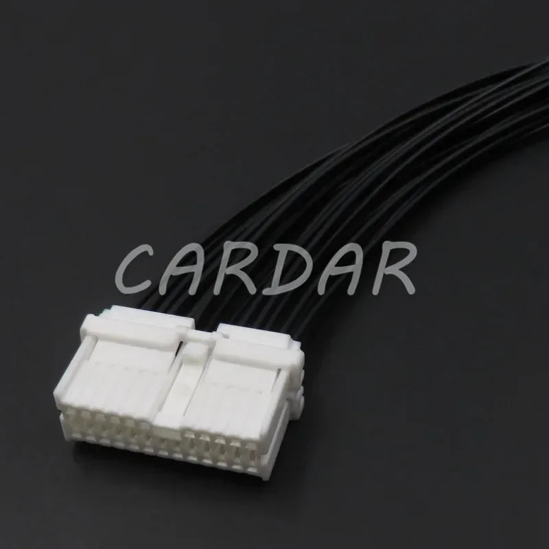 24 Pin Car Parts Auto Electric Cable Plastic Housing Unsealed Socket With Terminal 1123364-1 MG653033 1123387-1