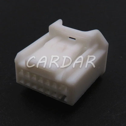 14 Pin White Connector Miniature Auto Male Female Docking Wiring Socket Car Electric Cable Harness Composite Plug