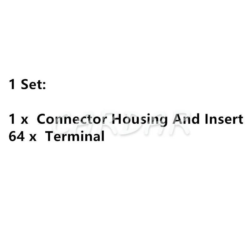 64 Pin 1-368434-2 0-368434-1 ECU Automotive Connector Electrical Auto Wiring Plug Cable Socket