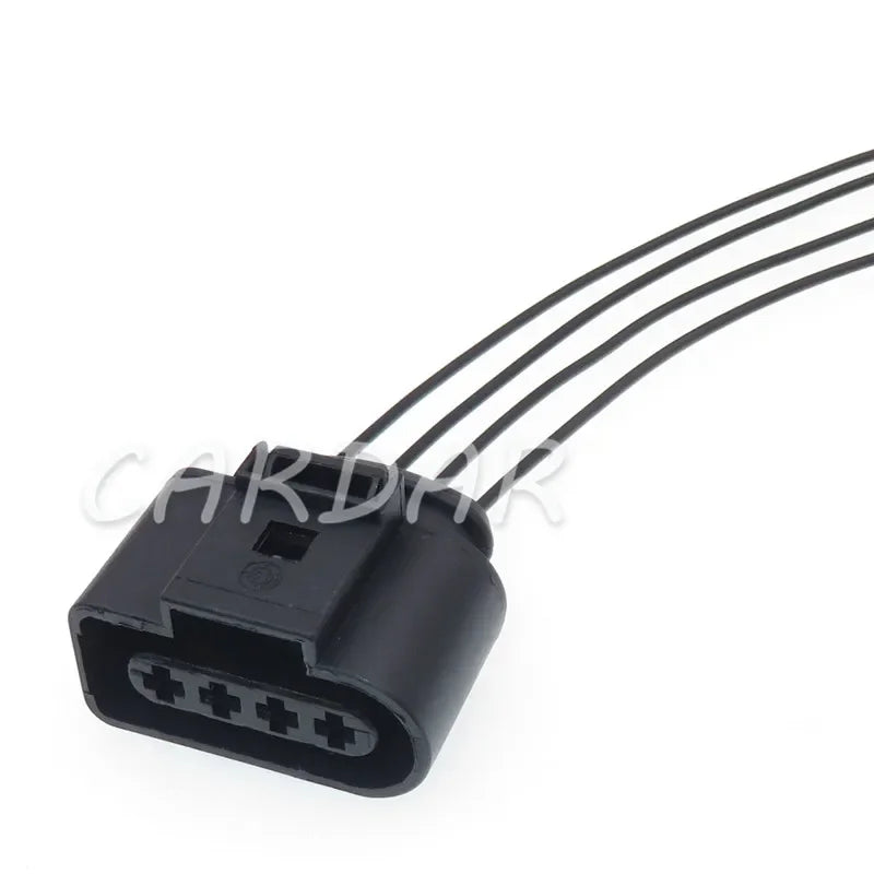 4 Pin 1J0973724 1J0973824 3.5 Series Ignition Coil Plug 1534159-1 Automotive Oxygen Sensor Socket Connector For VW Audi