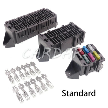 6/14/20 Way Standard Car Fuse Holder Box Blade Fuse Block Automotive Multi-circuit Assembly Control Box with Terminals