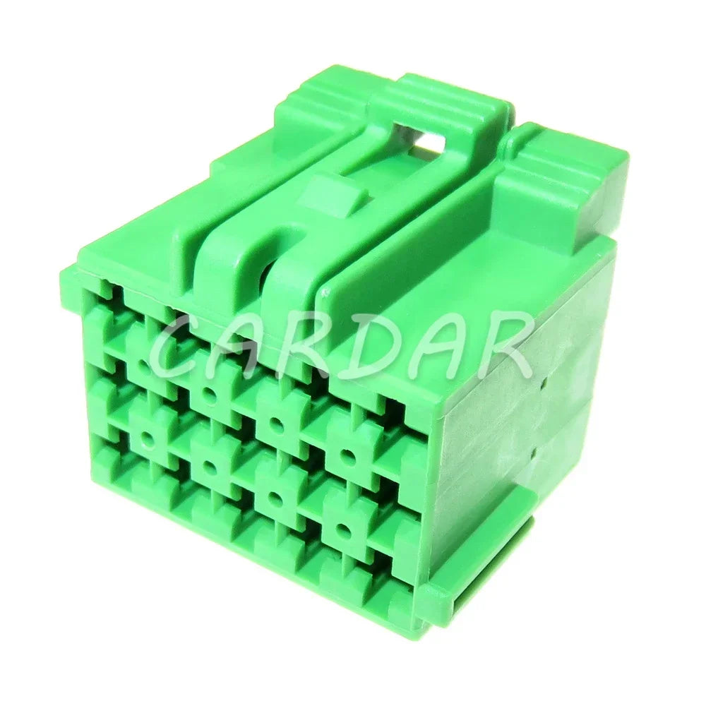 15 Pin Green Automobile Wire Harness Socket Car Plastic Housing Unsealed Connector Auto Parts 1-967623-2