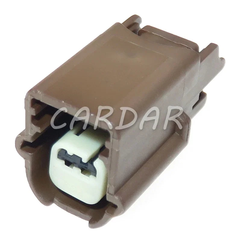 2 Pin 0.6 Series Auto Wiring Terminal Connector Automotive Plastic Brown Electric Wire Socket