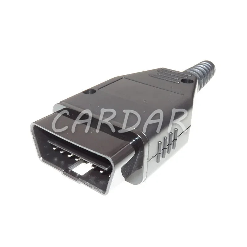 Universal OBDII 16 Pin/Way OBD2 OBD 2 Automotive Connector Plug OBD-II Socket