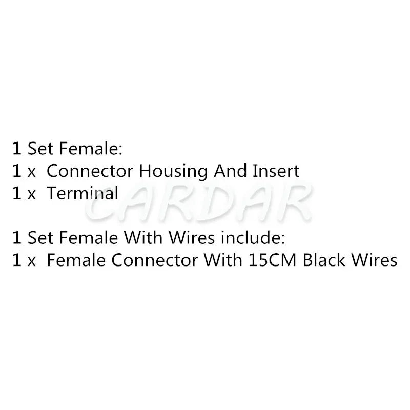 1 Pin 6.3 Series Heavy Current Ceramic Lamp Holder Wire Harness Socket H1 Lamp-socket Wiring Terminal Connector H1-2A