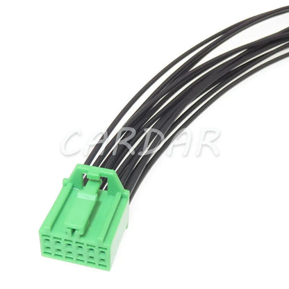 12 Pin Automotive Unsealed Socket For Benz 0.6 Series Car Rearview Mirror Atmosphere Lamp Electric Wire Connector