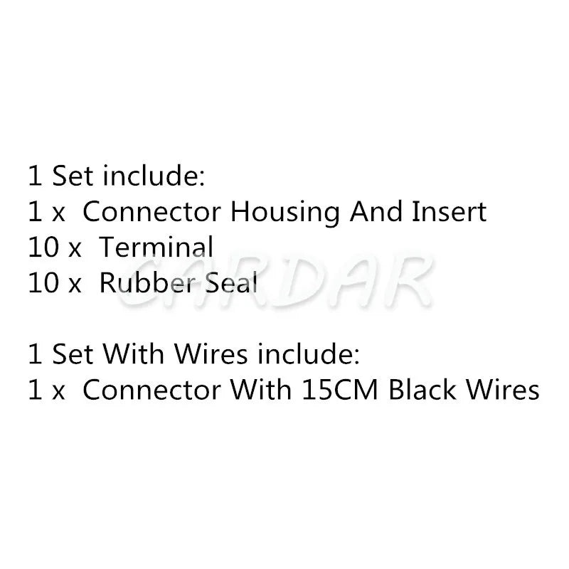 10 Pin 90980-11332 MG641316-4 Auto Electrical Composite Connector Car Waterproof Socket Wire Harness Plug