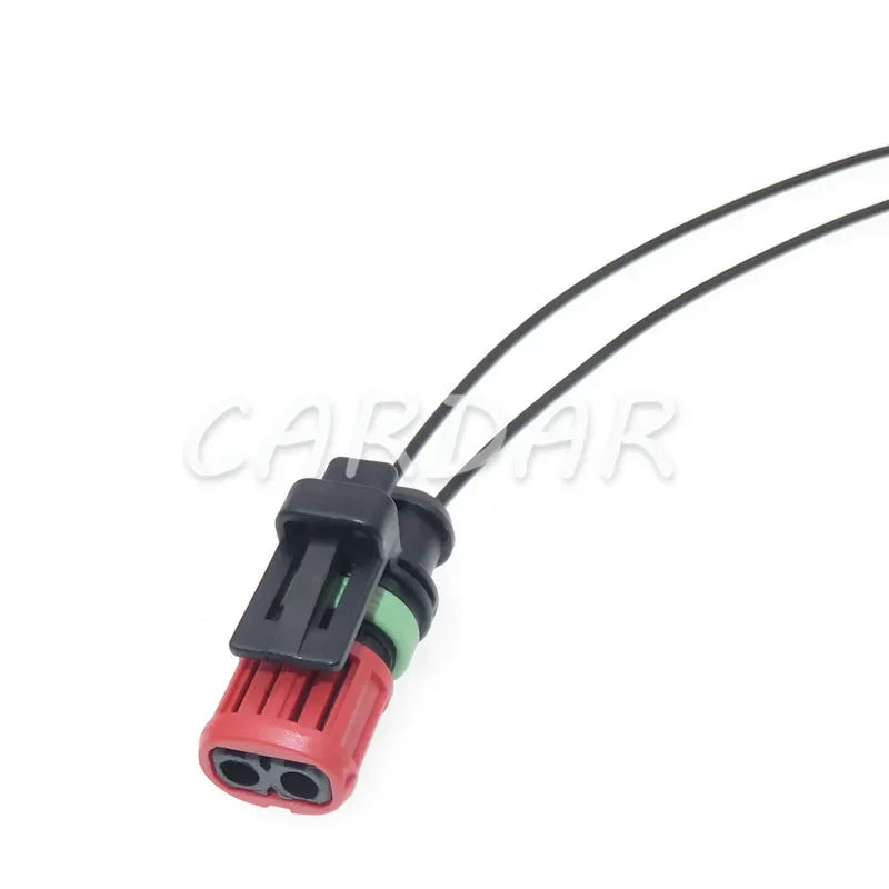 2 Pin Waterproof Socket Wiring Harness Plug Automotive Connector 1337245-3 For Volvo Excavator EC210 EC360 EC480 Injector