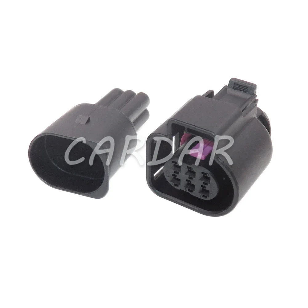 6 Pin 1928404669 Vehicle Speed Accelerator Pedal Plug Oxygen Sensor Socket For VW Audi Cadillac