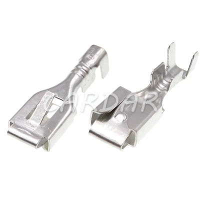 1 Pin 6.3 Series Heavy Current Ceramic Lamp Holder Wire Harness Socket H1 Lamp-socket Wiring Terminal Connector H1-2A