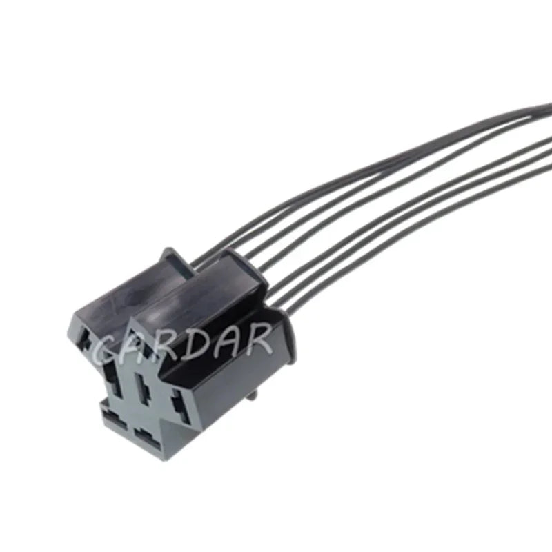 7 Pin 6.3 9.5 Series Black Auto Electrical Composite Connector Car Unsealed Wiring Socket With Terminal