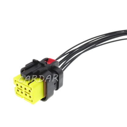 8 Pin 1.6 Series Yellow Automobile Plastic Housing Waterproof Wiring Socket Car Electrical Connector