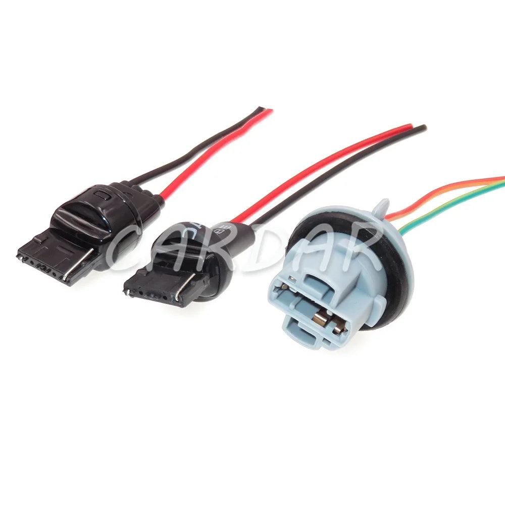 2 Pin T20 W21W 7440 LED Bulb Holder LED Socket Adapter Connector LED Parking Side Light Lamp Wiring Harness Adaptor Socket