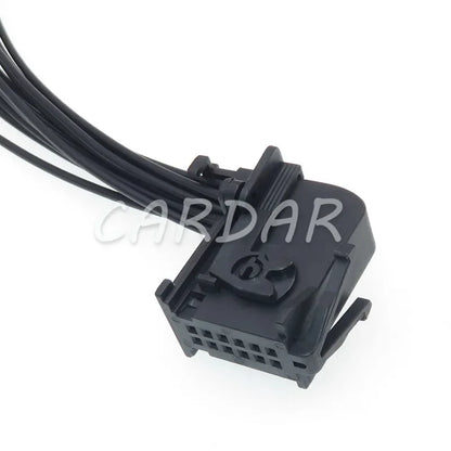 12 Pin 1379096-3 Male Female Unsealed Socket 0.6 Series Automotive Power Amplifier Electric Wiring Plug For VW Porsche