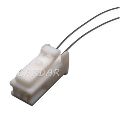 2 Pin 1.2 Seires White Automobile Wiring Plastic Male Plug Female Socket Unsealed Connector With Terminal