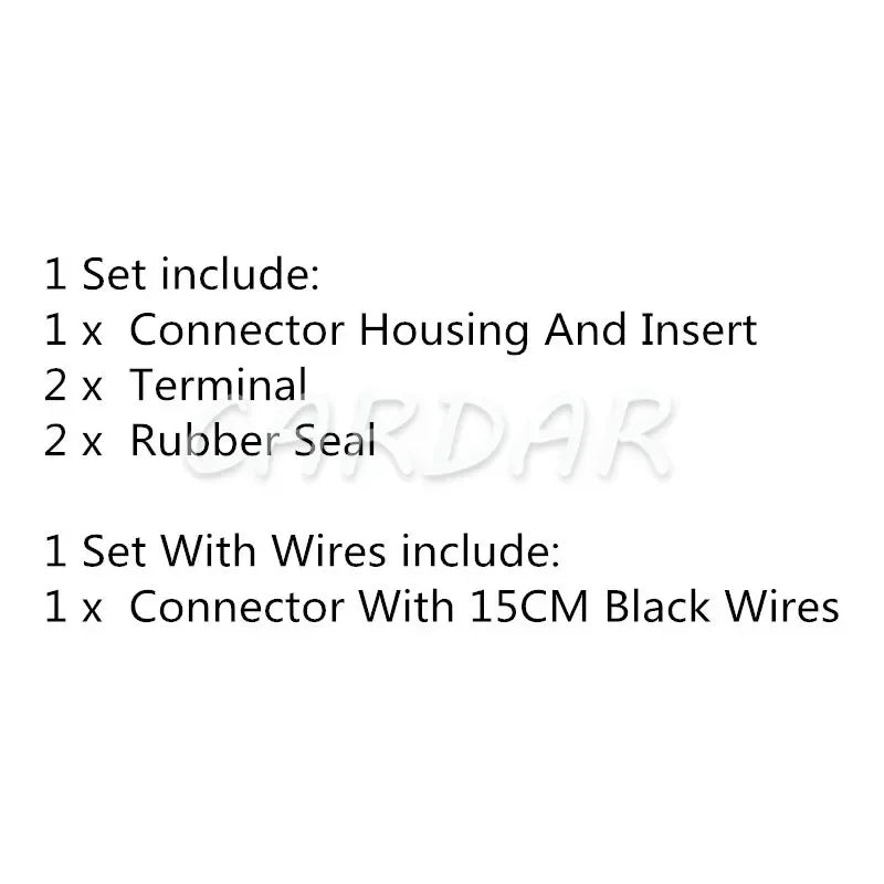 2 Pin 8E0973722 Car Fuel Nozzle Wire Socket For VW Audi 8E0 973 722 Car Plastic Housing Waterproof Connector