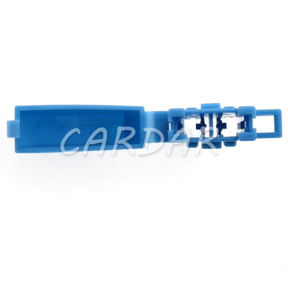 Blue Middle Blade Fuse Holder with 2pins Terminal BX2017E Car Insurance Socket Jacket Fuse Box
