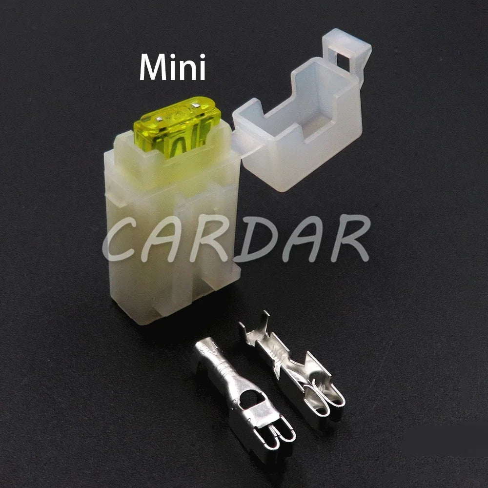 Mini Fuse Holder with Crimp Terminal Small Blade Type Inline InLine Fuse Holders for Car Auto Connector