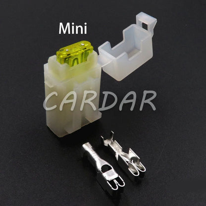 Mini Fuse Holder with Crimp Terminal Small Blade Type Inline InLine Fuse Holders for Car Auto Connector