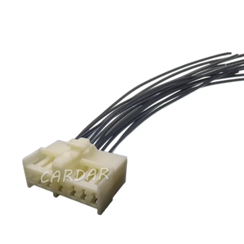 13 Pin 1 Series White Automobile Unsealed Plug Car Plastic Housing Electrical Socket Auto Wiring Connector