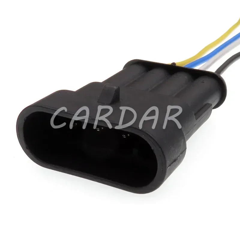 Superseal 1.5 Kit AMP Tyco 1/2/3/4/5/6 Pin Waterproof Electrical Wire Connector Waterproof With Wire Harness
