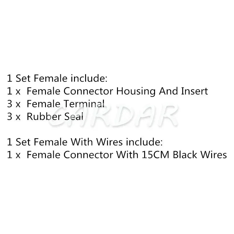 3 Pin MG641295-4 7283-8732-40 MG 641295-4 Auto Camshaft Sensor Plug Automobile Waterproof Wire Harness Socket