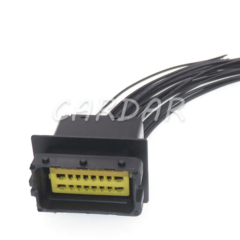 24 Pin FCI 211PC249S0005 211PL249S0023 HCCPHPE24BKA90F Automotive Connector Auto ECU PCB Socket Black Plug