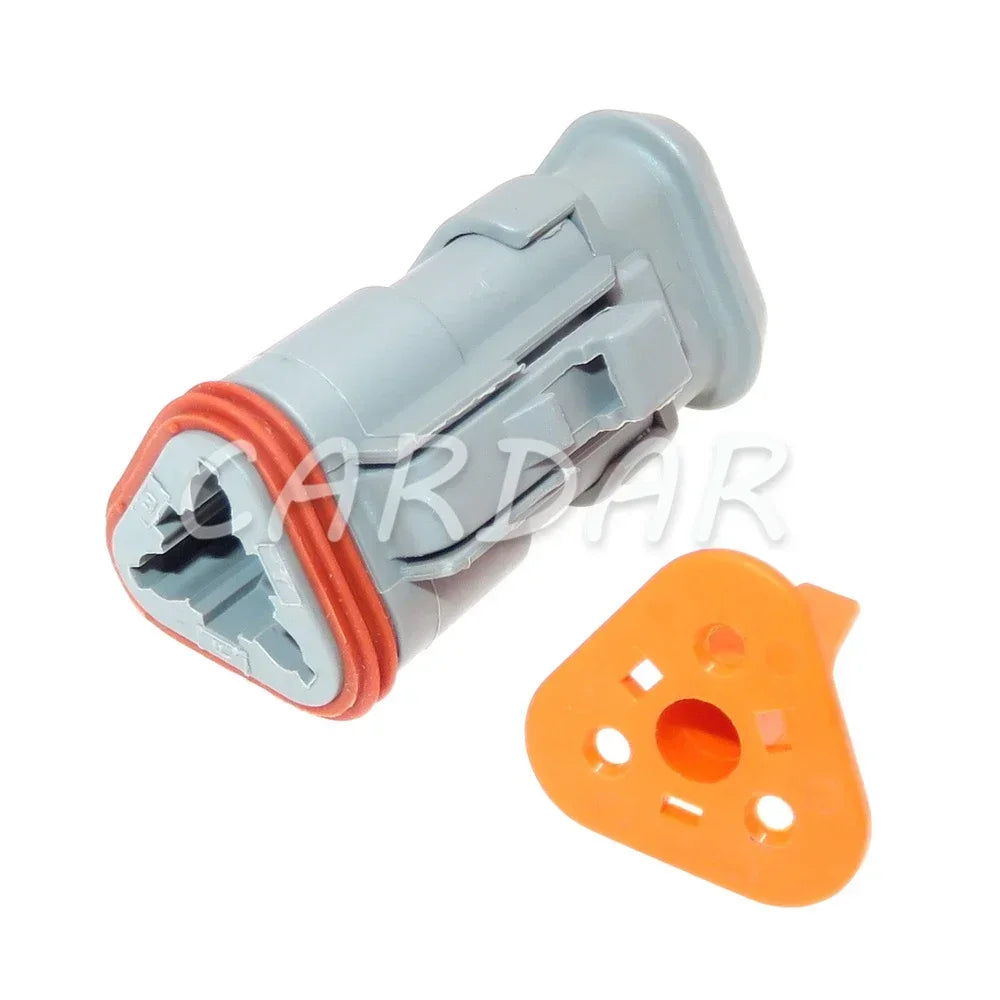 3 Pin DT04-3P-E008 DT04-3S-E008 Auto Pump Truck Nozzle Wiring Harness Socket Female Male Connector