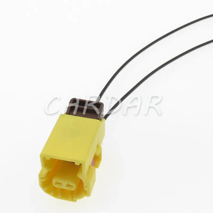 2 Pin 1.2 Series 8K0973323R Auto Electric Cable Harness Waterproof Connector Wiring Yellow Socket For VW Audi
