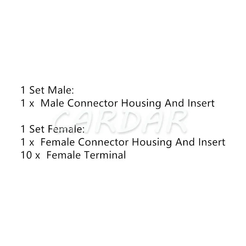 10 Pin IL-AG5-10S-S3C1 Auto Radio Module Harness Connector PCB Socket For Honda