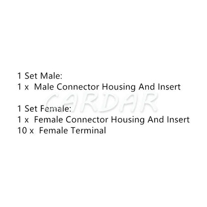 10 Pin IL-AG5-10S-S3C1 Auto Radio Module Harness Connector PCB Socket For Honda