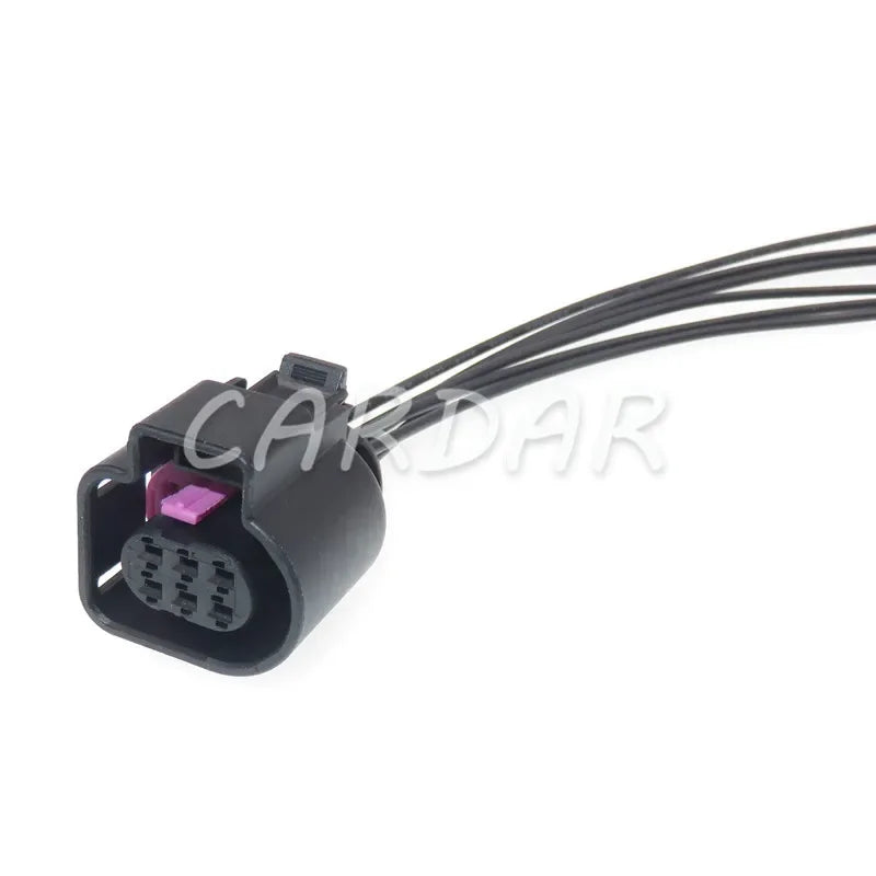 6 Pin 1928404669 Vehicle Speed Accelerator Pedal Plug Oxygen Sensor Socket For VW Audi Cadillac
