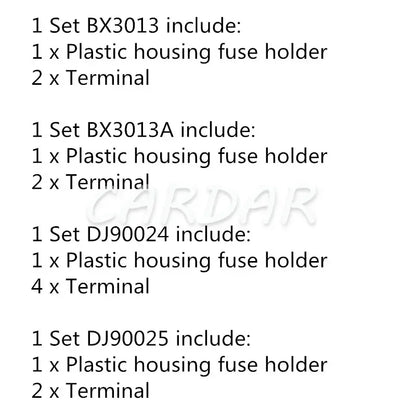 6x30mm 6*30mm White Double Glass Tube Fuse Holder Flip Type Fuses Box Fuse Socket With Terminal