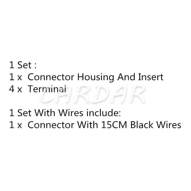 4 Pin 1.6 Series Auto Modification Parts 776487-2 Car Electric Wire Cable Harness Socket Waterproof Plug