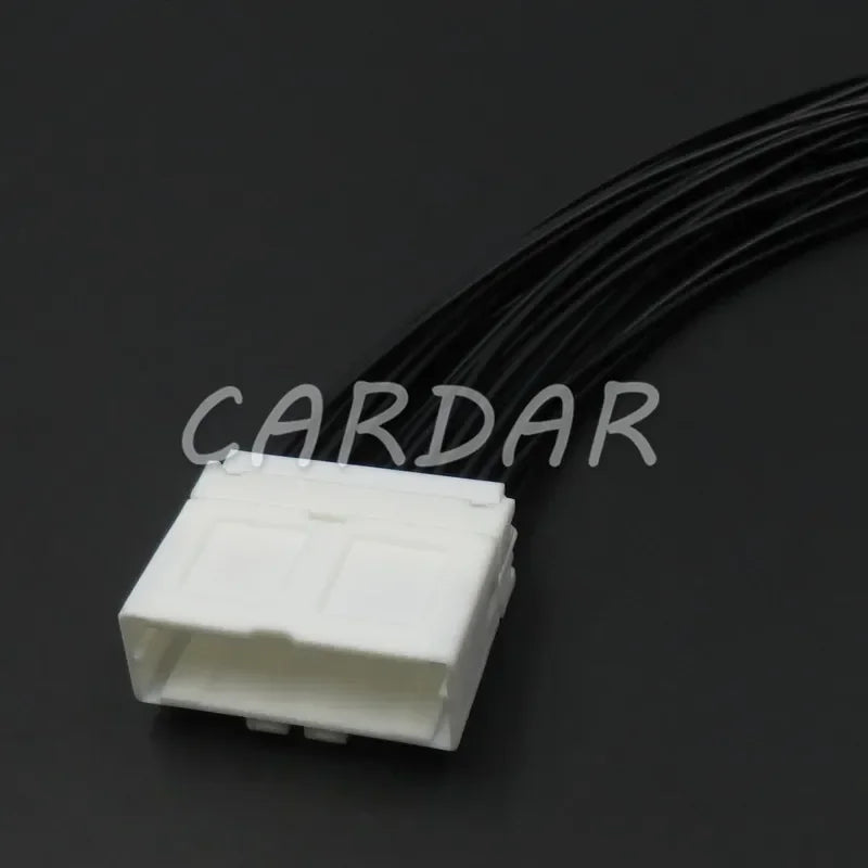 24 Pin Car Parts Auto Electric Cable Plastic Housing Unsealed Socket With Terminal 1123364-1 MG653033 1123387-1